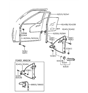 Diagram for Hyundai Window Run - 82540-29001