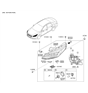 Diagram for Hyundai Light Socket - 92166-3X010