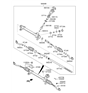 Diagram for Hyundai Steering Gear Box - 56500-C1000
