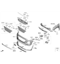 Diagram for Hyundai Bumper - 86511-S2000
