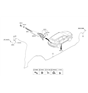 Diagram for Hyundai Wiper Arm - 98811-G3000