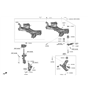 Diagram for Hyundai Ball Joint - 54530-S1000