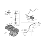 Diagram for Hyundai Fuel Filler Hose - 31036-S2500