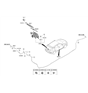 Diagram for Hyundai Wiper Blade - 98850-J3000