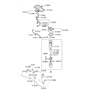 Diagram for Hyundai Fuel Water Separator Filter - 31112-2B000