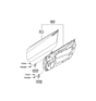 Diagram for Hyundai Door Hinge - 79320-2M000