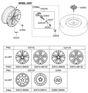 Diagram for Hyundai Genesis Coupe Spare Wheel - 52910-2M900