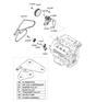Diagram for Hyundai Water Pump - 25110-2C400
