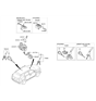 Diagram for Hyundai Door Lock Cylinder - 81905-D3150
