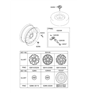 Diagram for Hyundai Tucson Spare Wheel - 52910-C1910