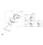 Diagram for Hyundai Steering Wheel - 56110-D3BD0-TRY