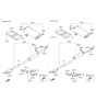 Diagram for Hyundai Exhaust Pipe - 28710-D3580