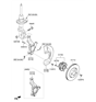 Diagram for Hyundai Steering Knuckle - 51716-D3000