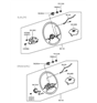 Diagram for Hyundai Steering Wheel - 56110-24503-FD