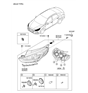 Diagram for Hyundai Headlight - 92101-C2500