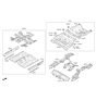 Diagram for Hyundai Floor Pan - 65513-C2000