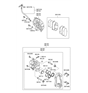 Diagram for Hyundai Veracruz Brake Pad Set - S5810-13JA0-1