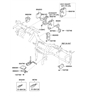 Diagram for Hyundai Body Control Module - 95400-3J410