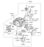 Diagram for Hyundai Torque Converter - 45100-24500