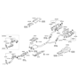 Diagram for Hyundai Exhaust Pipe - 28610-3J150