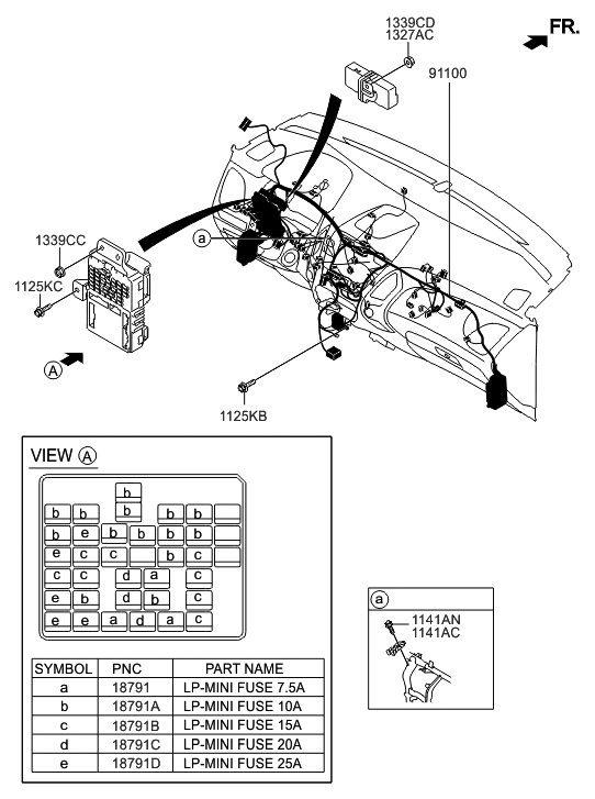 Hyundai 91011-2S321 Wiring Assembly-Main