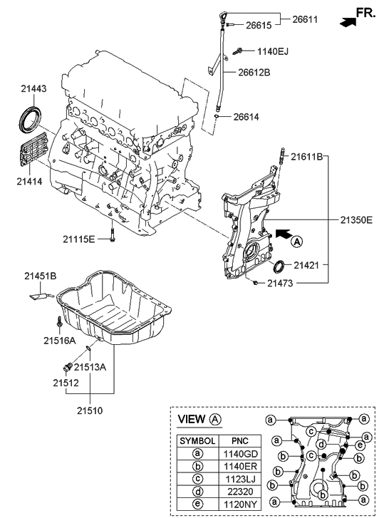 Hyundai 21671-2G000 Stud