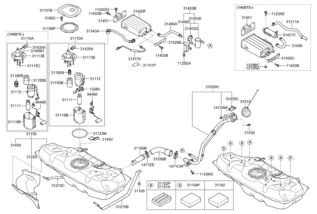 Hyundai 31456-1R100 Bracket-Canister Close Valve