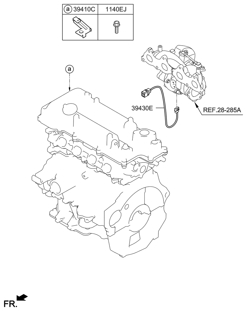 Hyundai 39430-2B060 Extension Wire-RCV(WGV)