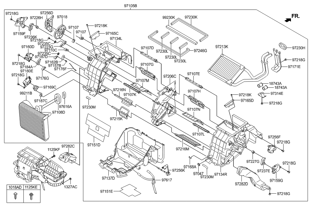 Hyundai 97186-3M500 Arm-Temperature Door RH