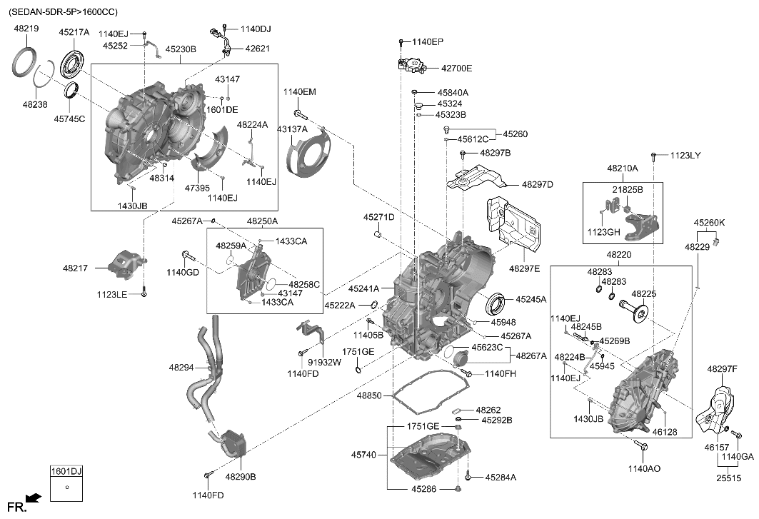 Hyundai 45230-2F000 Housing Assembly-Converter