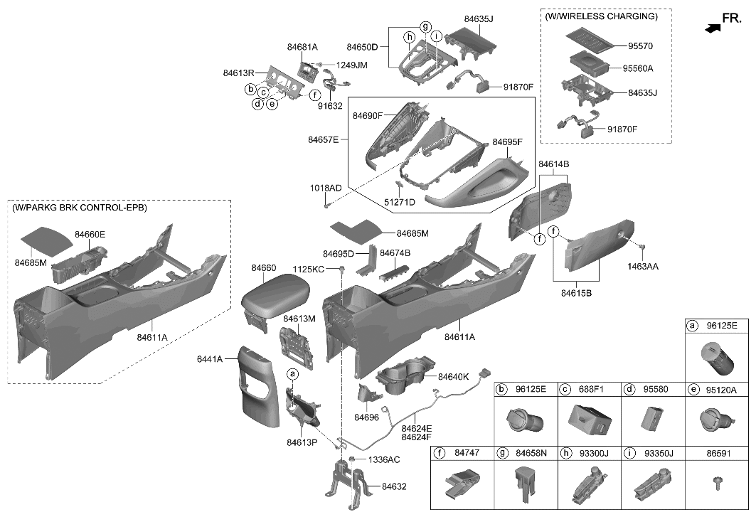 Hyundai 95560-J9500 Unit Assembly-Wireless Charging