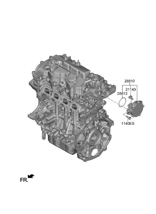 Hyundai 28812-2M820 Valve Assembly-Check