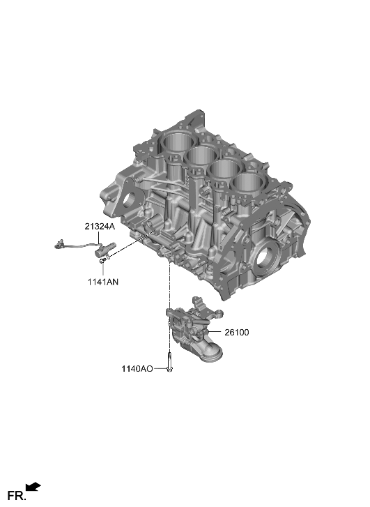 Hyundai 21324-2J150 OIL PRESSURE CONTROL VALVE 21324-2J150 Hyundai OIL PRESSURE CONTROL VALVE