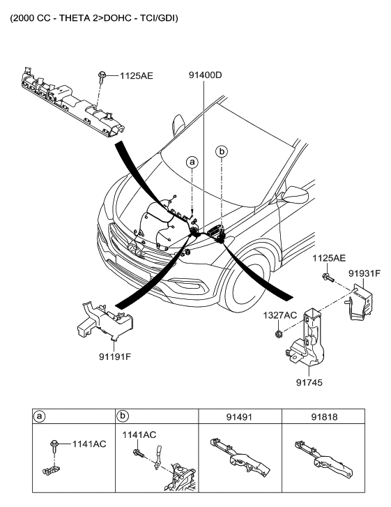 Hyundai 91971-2W090 Protector-Control Wiring