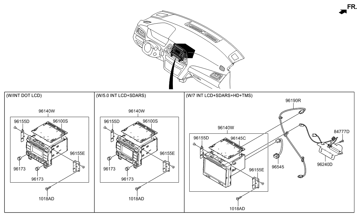 Hyundai 96160-C2000-4X Audio Assembly