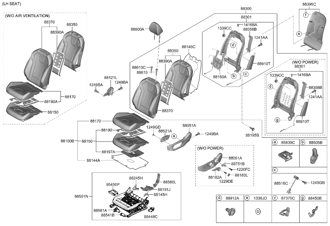 Hyundai 95450-AA000 Unit Assembly-Memory Power Seat