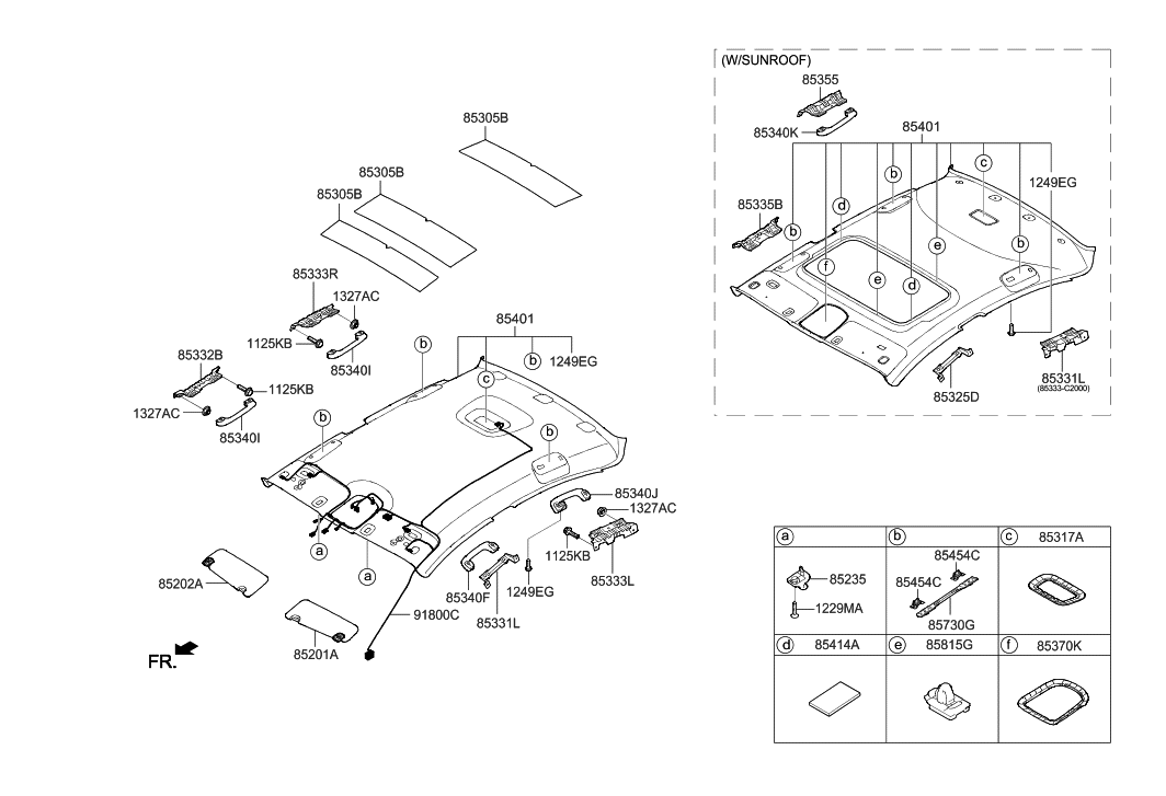 Hyundai 918A0-C2010 Wiring Assembly-Roof