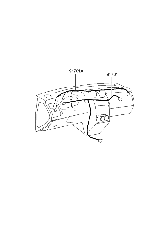 Hyundai 91750-2C021 Wiring Assembly-Air Bag Extension