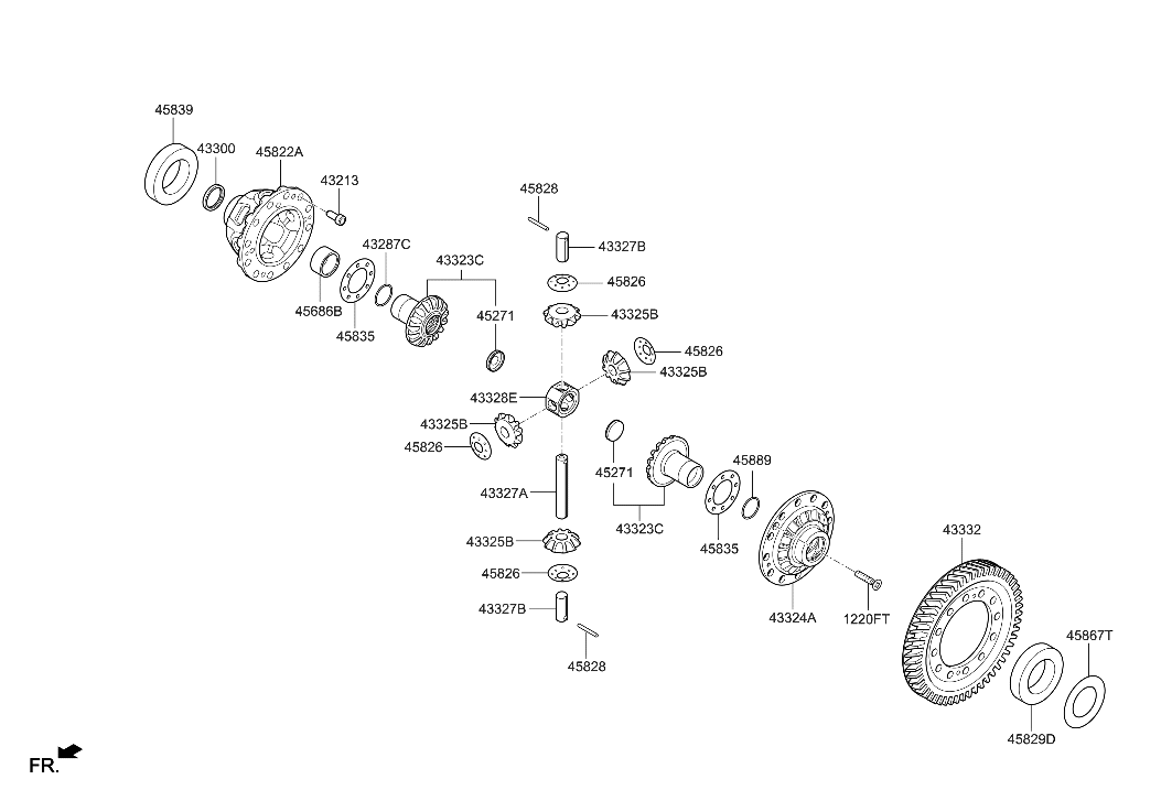 Hyundai 43300-2N000 Seal-Oil