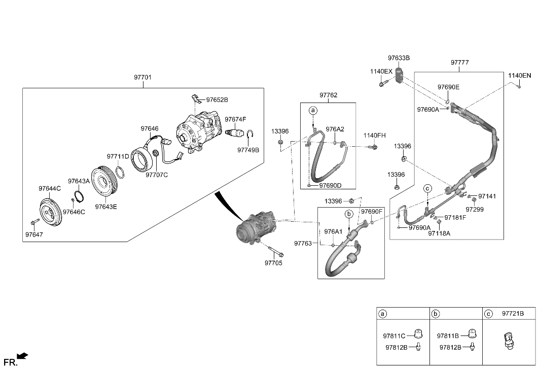 Hyundai 97652-T1000 Bracket-Connector