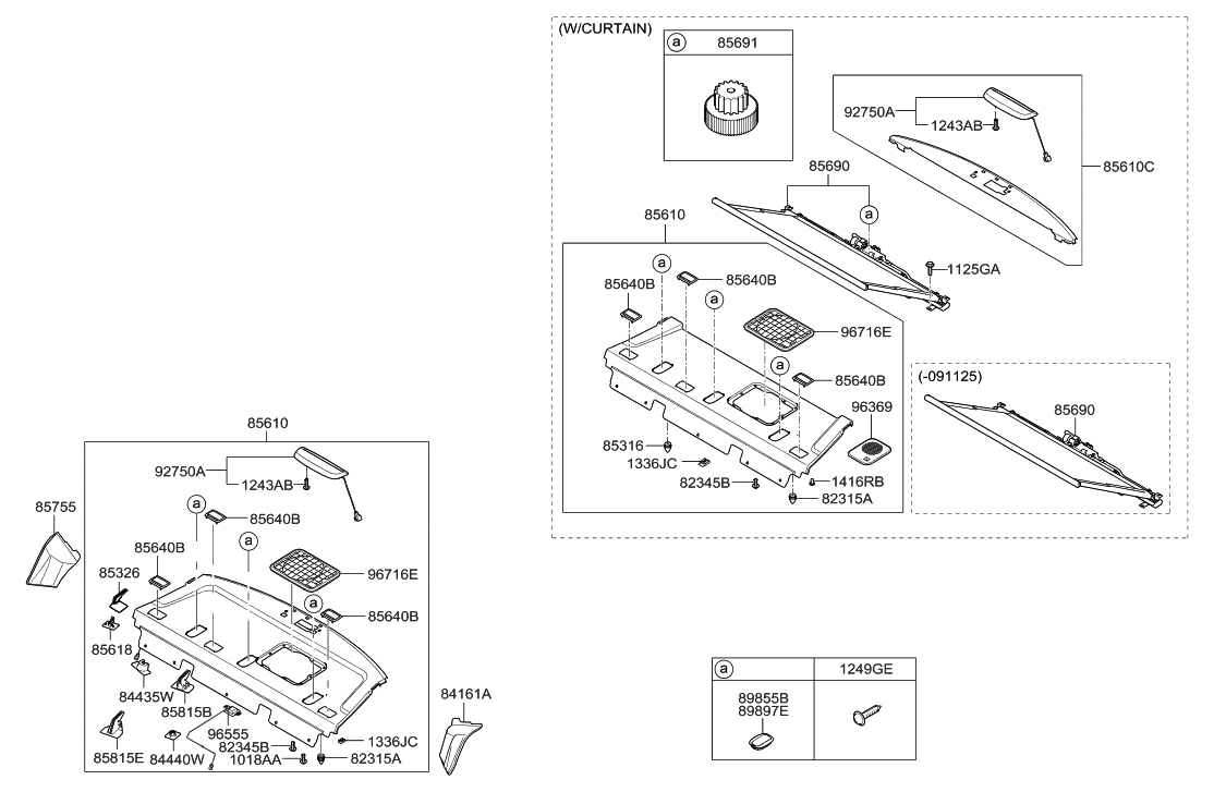 Hyundai 85614-3L100 Clip-Trim Mounting