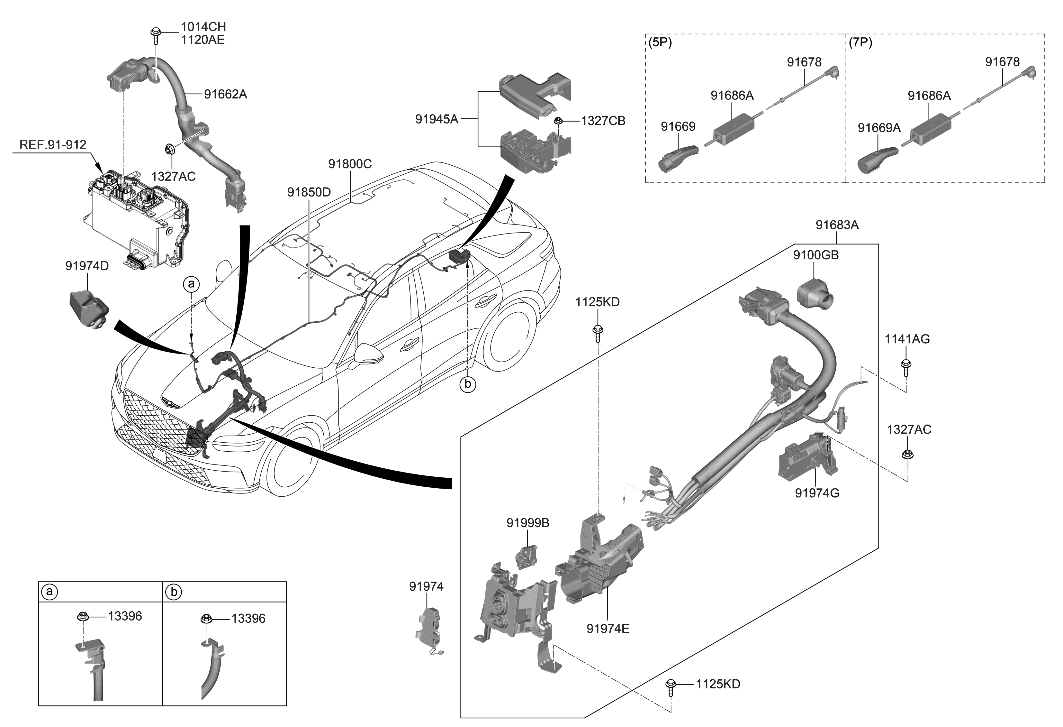 Hyundai 91945-DS300 JUNCTION BLOCK ASSY-BATTERY