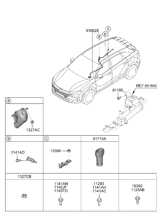 Hyundai 91984-M5620 Battery Terminal