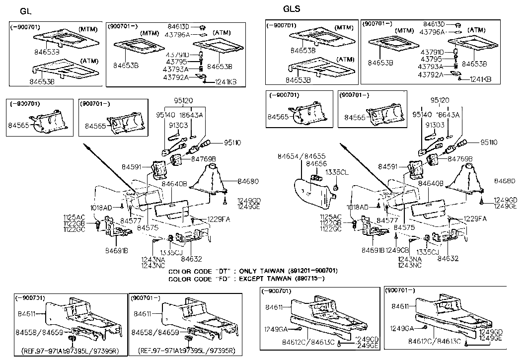 Hyundai 84659-33000-AU Cover-Blanking Front Console,RH