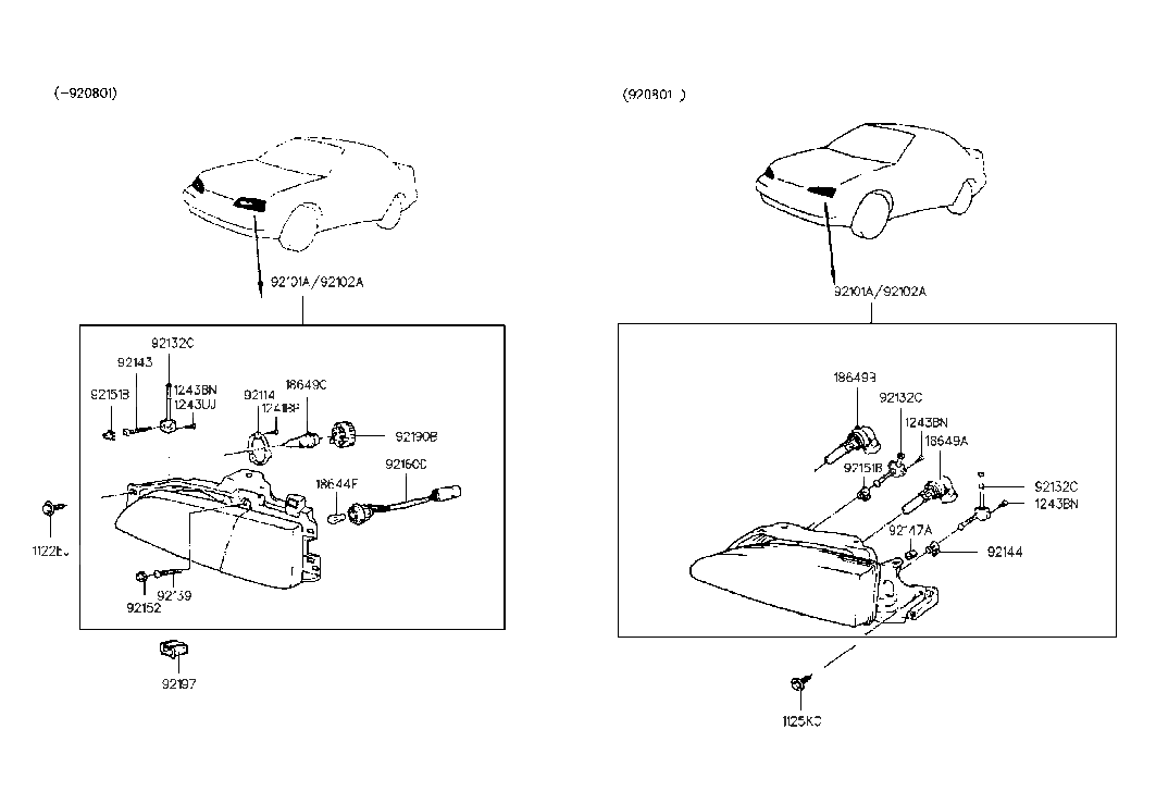 Hyundai 92132-23250 Module-HEADLAMP Adjust Mechanism