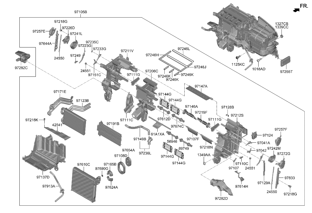 Hyundai 97255-L5090 Control Assembly