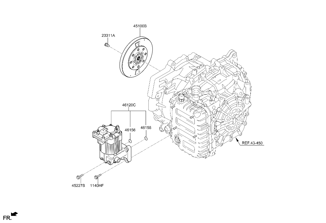 Hyundai 46120-3D900 Pump Assembly-Electric Oil