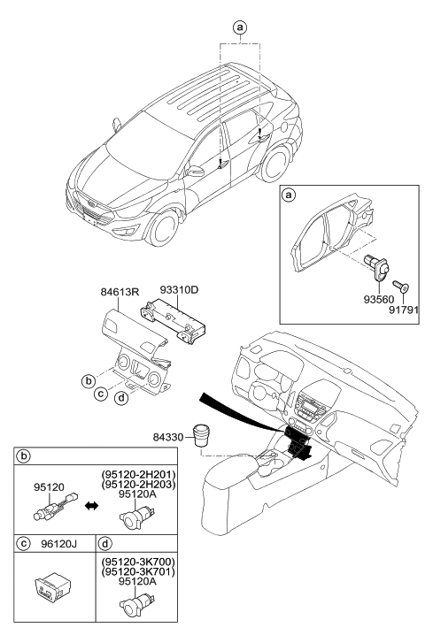 Hyundai 95120-2H201-TAN Accessory Socket Assembly