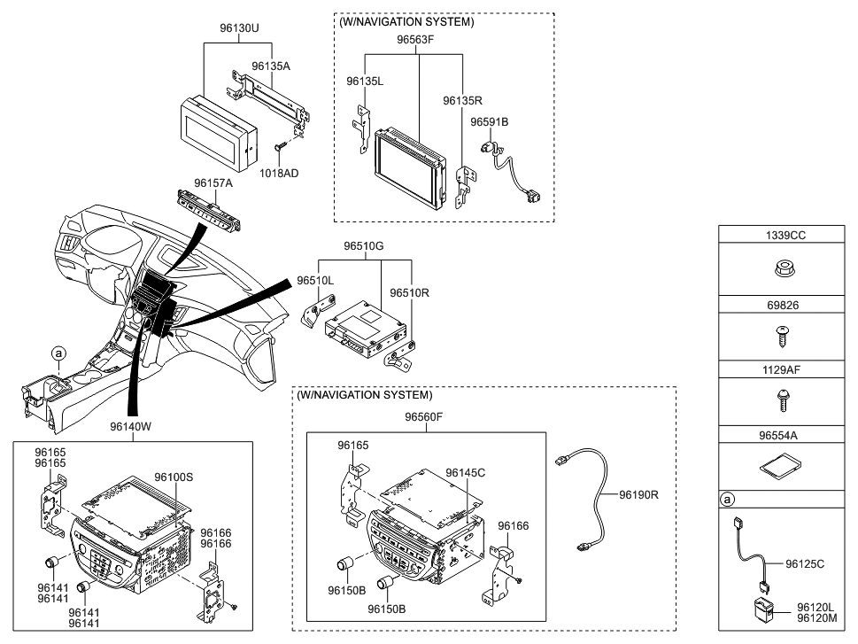 Hyundai 96174-2M800 Deck Assembly-Audio