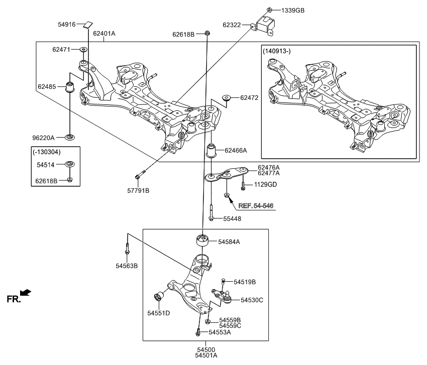 Hyundai 62476-2W000 Stay,LH